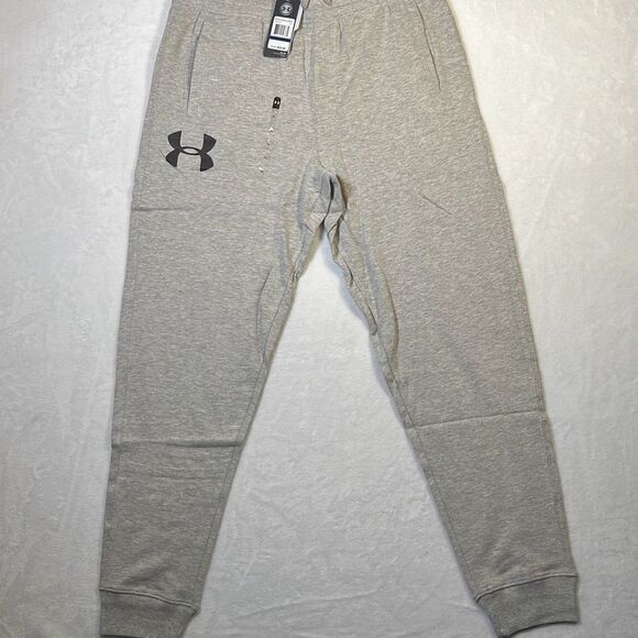 Under Armour UA Men's Rival Fleece Logo Joggers Sweatpants NWT- Men XL - Picture 2 of 7